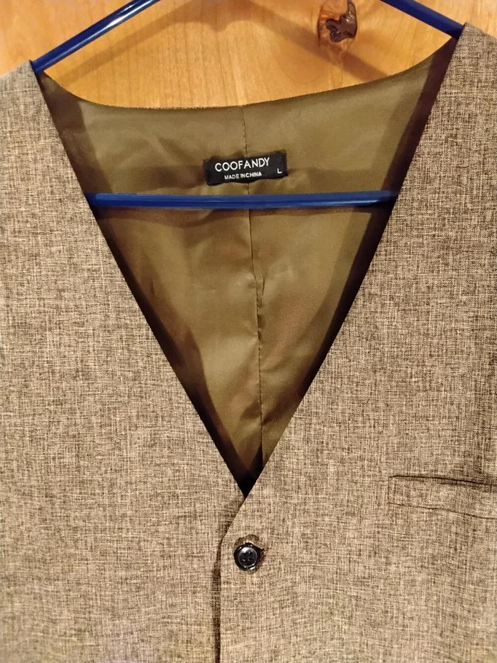 Coofandy Men's Vest Size L #1111